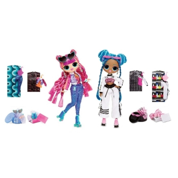 LOL Surprise OMG Fashion Doll 2-Pack ROLLER CHICK & CHILLAX  2-Pack LOL Surprise OMG Roller Chick & Chillax Fashion Dolls